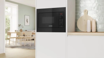 Микроволновая печь Bosch BFL523MB4 20л. 800Вт черный (встраиваемая) - купить недорого с доставкой в интернет-магазине