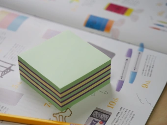 Блок самоклеящийся бумажный Stick`n 21342 76x76мм 400лист. 70г/м2 неон+пастель зеленый 3цв.в упак. - купить недорого с доставкой в интернет-магазине