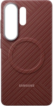 Чехол (клип-кейс) Samsung для Samsung Galaxy S26 Ultra Carbon Magnet Case with MagSafe коралловый (EF-KS948SREGRU) - купить недорого с доставкой в интернет-магазине