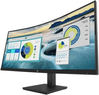 Монитор HP 34" P34hc G4 черный VA 21:9 HDMI матовая HAS 250cd 178гр/178гр 3440x1440 100Hz DP 2K USB 10.51кг - купить недорого с доставкой в интернет-магазине