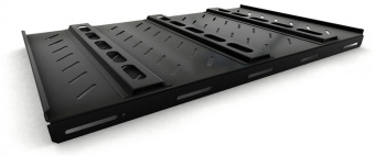 Полка стационарная Hyperline TSH3H-850-RAL9004 1U нагр.:100кг. 19" 850мм черный (упак.:1шт) - купить недорого с доставкой в интернет-магазине