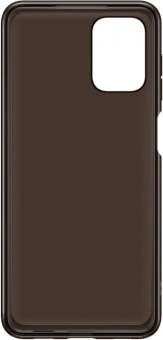 Чехол (клип-кейс) Samsung для Samsung Galaxy A12 Soft Clear Cover черный (EF-QA125TBEGRU) - купить недорого с доставкой в интернет-магазине