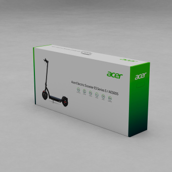 Электросамокат Acer ES Series 5 AES005 15000mAh черный (без сумки) - купить недорого с доставкой в интернет-магазине