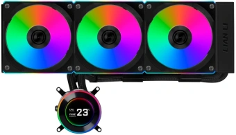 Система водяного охлаждения Lian-Li HydroShift II LCD-C 360CL ARGB Soc-AM5/AM4/1700/1851 черный 4-pin 31dB Al+Cu LCD Ret (G89.GHS2LCD36RB.R0) - купить недорого с доставкой в интернет-магазине