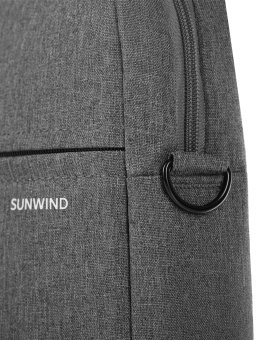 Сумка для ноутбука 15.6" SunWind SWG15A06GY серый нейлон - купить недорого с доставкой в интернет-магазине