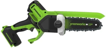 Цепная пила Greenworks GD24CS15 аккум. 600Вт 0.8л.с. дл.шины:6" (15cm) (2010107) - купить недорого с доставкой в интернет-магазине