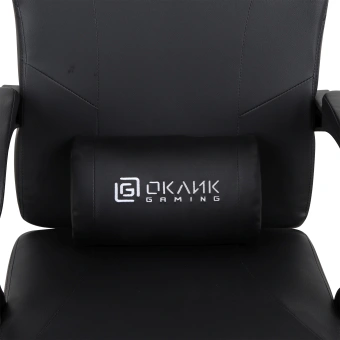 Кресло игровое Оклик Cooldown черный сиденье черный искусственная кожа с подголов. крестов. пластик черный подст.для ног - купить недорого с доставкой в интернет-магазине