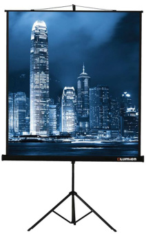 Экран на треноге Lumien 120" 183x244см Master View LMV-100108 4:3 напольный рулонный черный - купить недорого с доставкой в интернет-магазине