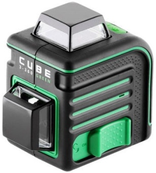 Уровень лазер. Ada Cube 3-360 GREEN Professional Edition 2кл.лаз. 520нм цв.луч. зеленый 3луч. (А00573) - купить недорого с доставкой в интернет-магазине