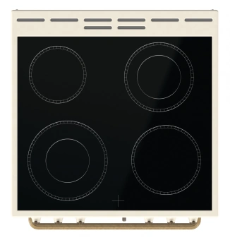 Плита Электрическая Gorenje GECS6B70CLI бежевый стеклокерамика (без крышки) - купить недорого с доставкой в интернет-магазине