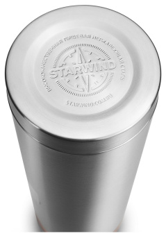 Термос Starwind 10-1000 1л. серебристый/красный картонная коробка - цена, купить или заказать с доставкой в интернет-магазине Термос Starwind 10-1000 1л. серебристый/красный картонная коробка - купить недорого с доставкой в интернет-магазине