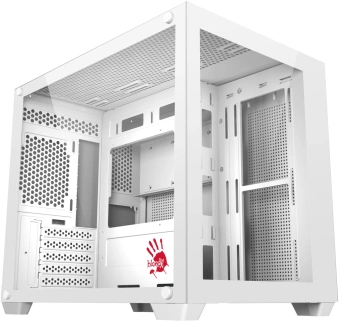 Корпус Bloody BD-CC108 белый без БП mATX 9x120mm 2xUSB3.0 audio bott PSU - купить недорого с доставкой в интернет-магазине