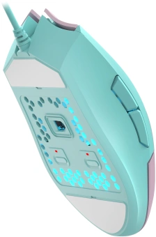Мышь A4Tech Bloody L65 Max розовый/голубой оптическая 12000dpi USB 6but (L65 MAX/SKY PINK) - купить недорого с доставкой в интернет-магазине