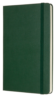Блокнот Moleskine CLASSIC QP062K15 Large 130х210мм 240стр. нелинованный твердая обложка зеленый - купить недорого с доставкой в интернет-магазине