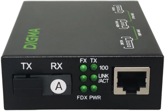 Медиаконвертер Digma DMC-1F35-20A - купить недорого с доставкой в интернет-магазине
