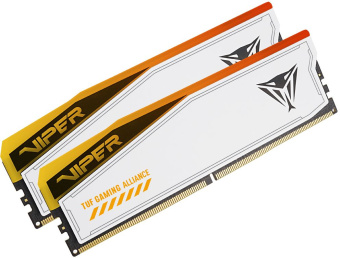 Память DDR5 2x16GB 6600MHz Patriot PVER532G66C34KT Viper Elite 5 Tuf Gaming RGB RTL Gaming PC5-52800 CL34 DIMM 288-pin 1.4В kit single rank с радиатором Ret - купить недорого с доставкой в интернет-магазине