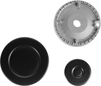 Газовая варочная поверхность Maunfeld EGHE.43.3STS-EB черный - купить недорого с доставкой в интернет-магазине