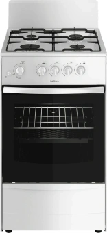 Плита Газовая Darina 1A GM341 105 W белый (без крышки) реш.сталь - купить недорого с доставкой в интернет-магазине