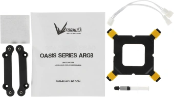 Система водяного охлаждения Formula Oasis L240 ARGB Soc-AM5/AM4/1200/2066/1700/1851 белый 4-pin 1-27.2dB Al+Cu 310W Ret (OASIS L240 ARGB WH) - купить недорого с доставкой в интернет-магазине