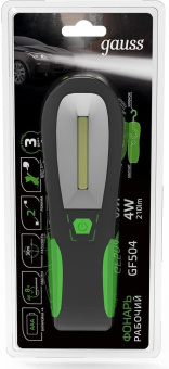 Фонарь Gauss GFL504 черный 4Вт лам.:светодиод. AAAx4 (GF504) - купить недорого с доставкой в интернет-магазине