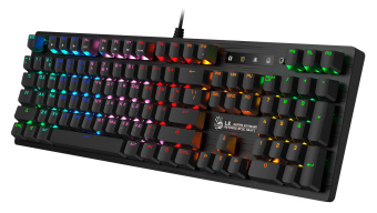 Клавиатура A4Tech B820R механическая черный USB for gamer LED (B820R BLACK (BLUE SWITCH)) кабель 1.8м - купить недорого с доставкой в интернет-магазине