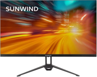 Монитор SunWind 23.8" SUN-M24BA107 черный IPS LED 16:9 HDMI матовая 300cd 178гр/178гр 1920x1080 165Hz G-Sync DP FHD 2.9кг - купить недорого с доставкой в интернет-магазине