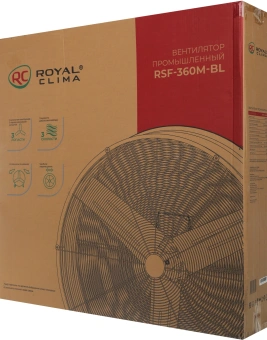 Вентилятор напольный Royal Clima RSF-360M-BL 550Вт скоростей:3 черный - купить недорого с доставкой в интернет-магазине