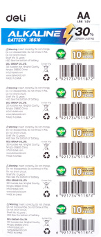 Батарея Deli E18510 AA блистер - купить недорого с доставкой в интернет-магазине