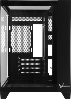 Корпус Formula Crystal Z9M черный без БП mATX 5x120mm 1xUSB3.0 audio bott PSU - купить недорого с доставкой в интернет-магазине