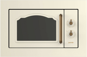 Микроволновая печь Gorenje BM235CLI 23л. 800Вт слоновая кость (встраиваемая) - цена, купить или заказать с доставкой в интернет-магазине Микроволновая печь Gorenje BM235CLI 23л. 800Вт слоновая кость (встраиваемая) - купить недорого с доставкой в интернет-магазине