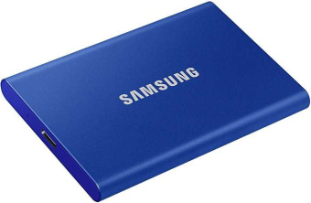 Накопитель SSD Samsung USB-C 1TB MU-PC1T0H/WW T7 1.8" синий - купить недорого с доставкой в интернет-магазине