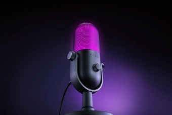 Микрофон проводной Razer Seiren V3 Chroma черный - купить недорого с доставкой в интернет-магазине