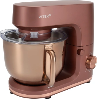 Миксер планетарный Vitek Элегия VT-PM0661 2000Вт кофейный - купить недорого с доставкой в интернет-магазине
