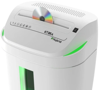 Шредер Kobra C4-Hybrid E/S серый (секр.P-4) фрагменты 15лист. 40лтр. скрепки скобы пл.карты CD - купить недорого с доставкой в интернет-магазине