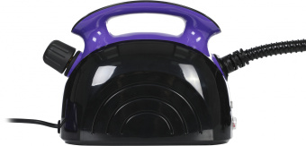 Пароочиститель напольный Kitfort КТ-9102-1 1500Вт черный/фиолетовый - купить недорого с доставкой в интернет-магазине