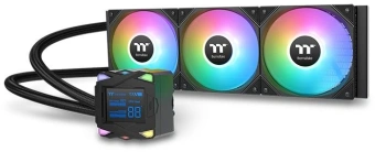 Система водяного охлаждения Thermaltake LA360-S ARGB Soc-AM5/AM4/1200/1700/1851 черный 4-pin 38.35dB Al LCD 360W Ret (CL-W462-PL12SW-A) - купить недорого с доставкой в интернет-магазине
