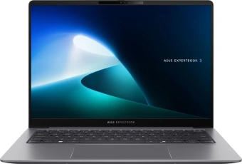 Ноутбук Asus Expertbook P5405CSA-NZ0298 Core Ultra 5 226V 16Gb SSD512Gb Intel Arc 14" IPS WQXGA (2560x1600) noOS grey WiFi BT Cam (90NX0861-M00CE0) - купить недорого с доставкой в интернет-магазине