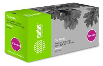 Картридж лазерный Cactus MLT-D109S CS-S4300 MLT-D109S черный (2000стр.) для Samsung SCX-4300 - купить недорого с доставкой в интернет-магазине