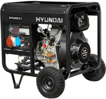 Генератор Hyundai DHY 6000LE-3 5.5кВт - купить недорого с доставкой в интернет-магазине