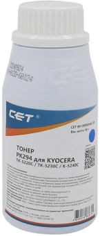 Тонер Cet PK294 OSP0294C-50 голубой бутылка 50гр. для принтера Kyocera Ecosys M5521cdn/M5526cdw/M6630cidn/P5021cdn/P5026cdn/P6230cdn - купить недорого с доставкой в интернет-магазине