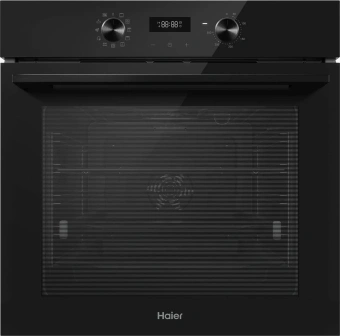 Духовой шкаф Электрический Haier HOQ-R2ARN3GB черный - купить недорого с доставкой в интернет-магазине