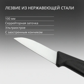 Нож кухонный Victorinox Swiss Classic (6.7303) стальной лезв.60мм прямая заточка черный - купить недорого с доставкой в интернет-магазине