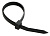 Хомут IEK UHH32-D025-150-100 150x2.5мм (упак:100шт) нейлон внешний (-25/+75) черный