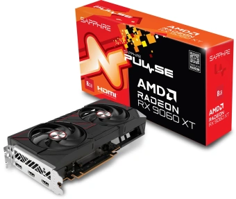 Видеокарта Sapphire PCI-E 5.0 11350-04-20G PULSE AMD RADEON RX 9060 XT GAMING OC 8GB DUAL AMD Radeon RX 9060XT 8Gb 128bit GDDR6 2700/20000 HDMIx2 DPx1 HDCP Ret - купить недорого с доставкой в интернет-магазине