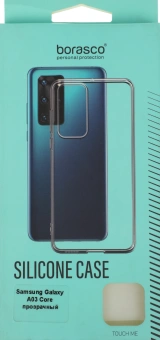 Чехол (клип-кейс) BoraSCO для Samsung Galaxy A03 Core прозрачный (40943) - купить недорого с доставкой в интернет-магазине