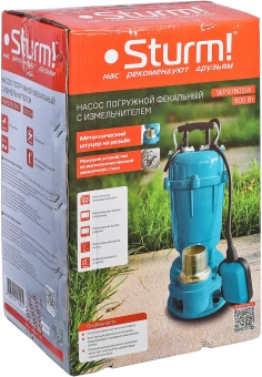 Насос фекальный Sturm! WP9780SW 800Вт 15000л/час центробежный - купить недорого с доставкой в интернет-магазине