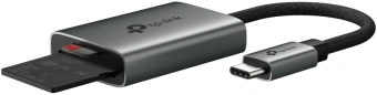 Устройство чтения карт памяти USB Type-C TP-Link UA430C серый - купить недорого с доставкой в интернет-магазине
