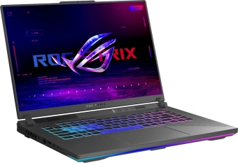 Ноутбук Asus ROG Strix G16 G614PR-RV089 Ryzen 9 8940HX 32Gb SSD1Tb NVIDIA GeForce RTX5070Ti 12Gb 16" IPS WUXGA (1920x1200) без ОС grey WiFi BT Cam (90NR0NJ7-M00620) - купить недорого с доставкой в интернет-магазине