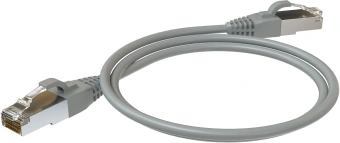 Патч-корд Sysmatrix PC 4545.5ES26.1LSZHGY F/UTP RJ-45 вил.-вилка RJ-45 кат.5E 1м серый LSZH - купить недорого с доставкой в интернет-магазине