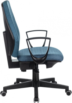 Кресло Бюрократ CH-545 синий 38-415 крестов. пластик - купить недорого с доставкой в интернет-магазине